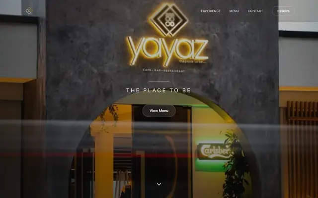 Bildschirmfoto der Website: Yayaz Patras